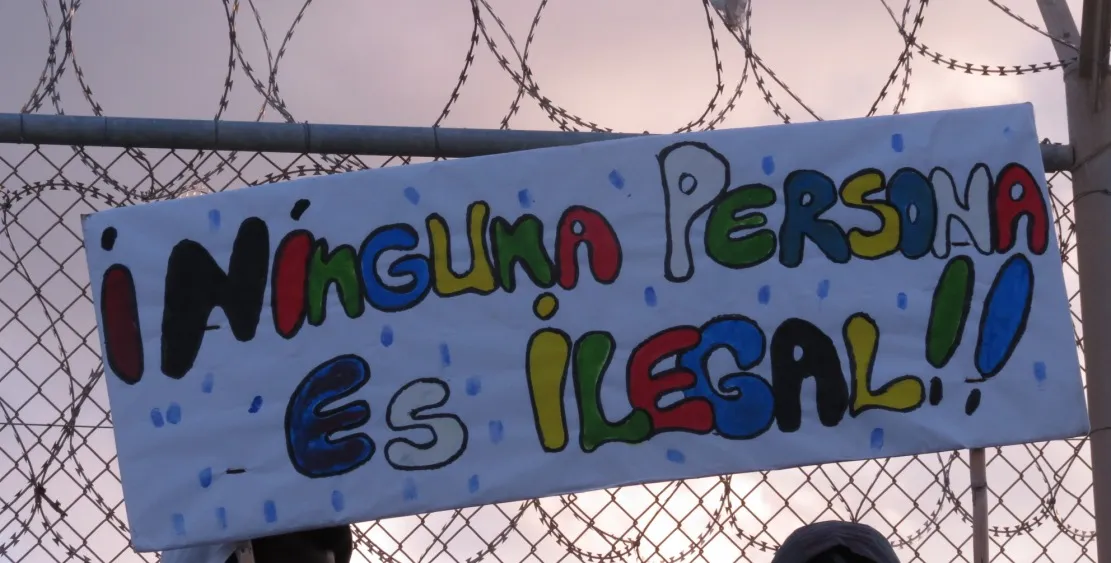 Marcha por la dignidad. Playa del Tarajal